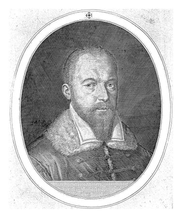 Foto de Retrato de Orazio Guarguanti, Rafael Sadeler (I), 1600 Orazio Guarguanti, médico veneciano. - Imagen libre de derechos