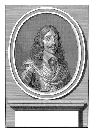 Téléchargez les photos : Portrait de Louis XIII, Bernard Picart, 1729 Portrait de Louis XIII, roi de France. Il porte un ruban avec l'Ordre du Saint-Esprit. - en image libre de droit