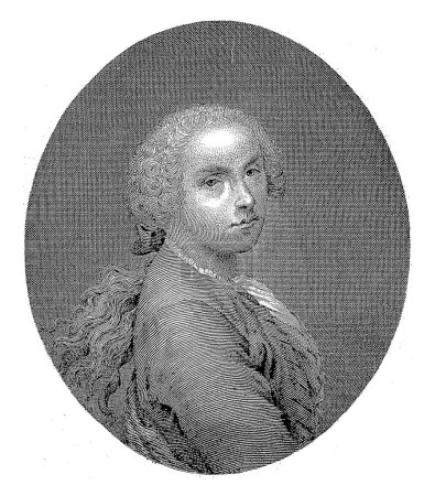 Photo for Portrait of artist Anton Maria Zanetti II, Giovanni de Pian, after Anton Maria II Zanetti, 1774 - 1800. - Royalty Free Image