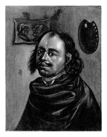 Foto de Autorretrato de Egbert van Heemskerck, anónimo, según Egbert van Heemskerck (I), 1644 - 1750 El pintor Egbert van Heemskerck. - Imagen libre de derechos