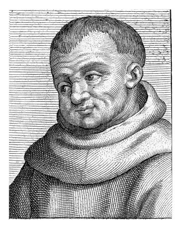 Photo for Portrait of Saint Peter van Assche, Jacob Matham, 1617 - 1618 Portrait of Saint Peter van Assche, one of the nineteen Catholic martyrs of Gorinchem. - Royalty Free Image