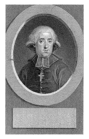 Photo for Portrait of Claude Fauchet, Lambertus Antonius Claessens, c. 1792 - c. 1808, vintage engraved. - Royalty Free Image