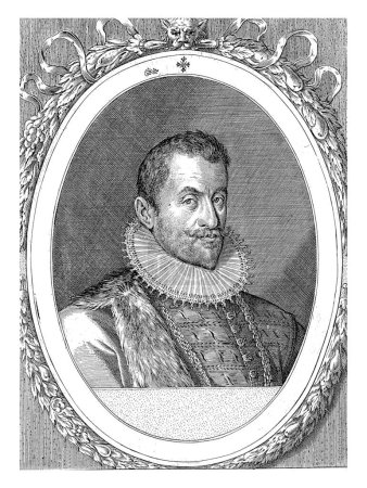 Téléchargez les photos : Portret van ridder Matthias Thalmann, Dominicus Custos, d'après Hans von Aachen, v. 1600 - v. 1615 - en image libre de droit