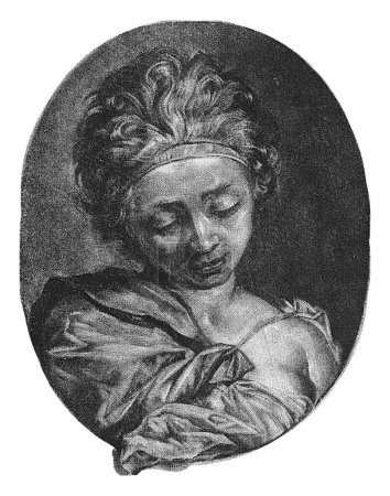Téléchargez les photos : Buste d'une jeune femme, Lodewijk de Deyster, 1666 - 1711 - en image libre de droit