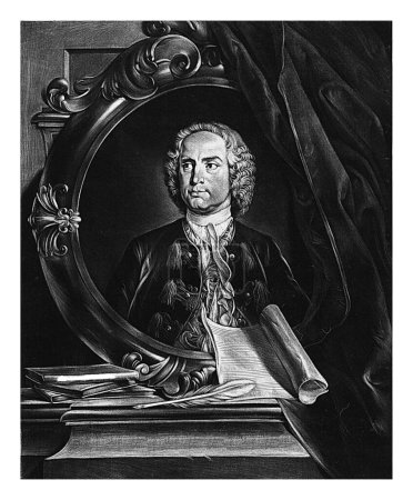 Photo for Portrait of Pietro Antonio Locatelli, Cornelis Troost, 1729 - 1750 The Italian composer and violin teacher Pietro Antonio Locatelli. - Royalty Free Image