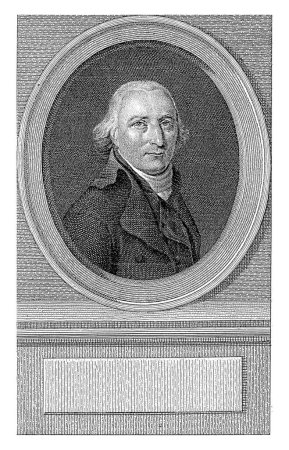 Foto de Retrato del escritor Pieter Pypers, Reinier Vinkeles (I), después de Louise Charlotte de Neufville-Ritter, 1786 - 1809 - Imagen libre de derechos