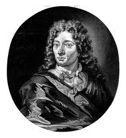Téléchargez les photos : Portrait du médaillé Christian Wermuth, Pieter Schenk (I), 1670-1713 - en image libre de droit
