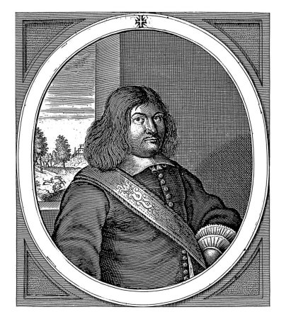 Téléchargez les photos : Portrait d'Abraham Fino, Matthias van Sommer, 1655 - 1657 - en image libre de droit