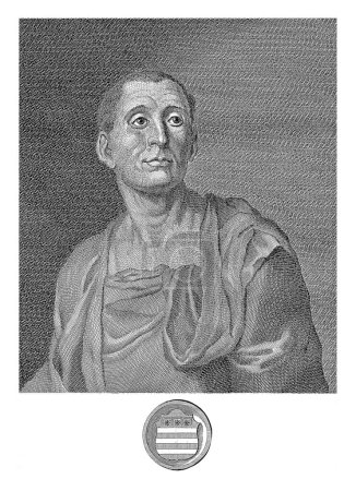 Foto de Retrato de Nicola da Uzzano, Francesco Allegrini, después de Giuseppe Zocchi, después de Donatello, 1763 Retrato de Nicola da Uzzano. - Imagen libre de derechos