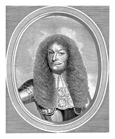 Téléchargez les photos : Portrait du comte Raimondo Montecuccoli, Franciscus van der Steen, d'après Jan de Herdt, 1670-1674 Portrait du comte Raimondo Montecuccoli. - en image libre de droit