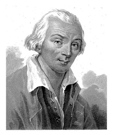 Téléchargez les photos : Portrait d'un homme, tourné à droite, J.F. Cazenave, d'après Deveria, 1780-1849, gravé à l'ancienne. - en image libre de droit