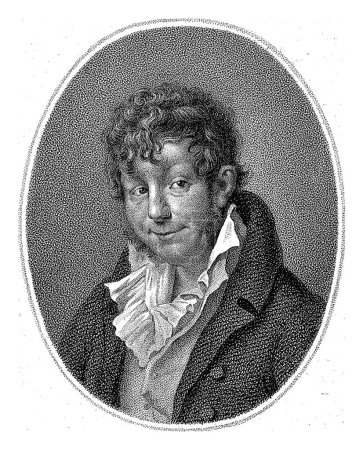 Téléchargez les photos : Portrait d'Adriaan van der Willigen, Philippus Velijn, d'après Wybrand Hendriks, 1811 Portrait d'Adriaan van der Willigen, amateur d'art et écrivain. - en image libre de droit