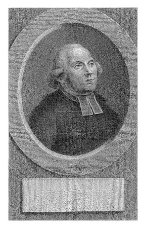 Photo for Portrait of Archbishop Jean-Sifrein Maury, Lambertus Antonius Claessens, c. 1792 - c. 1808, vintage engraved. - Royalty Free Image