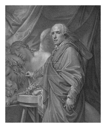 Téléchargez les photos : Portrait d'Antonio Canova, Michele Benedetti, d'après Johann Baptist Lampi (II), vers 1805 - en image libre de droit