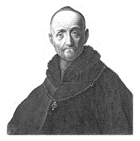 Téléchargez les photos : Portrait de Thomas More, Jérôme David (attribué à), d'après Monogrammist RH (inventeur), 1615 - 1647 - en image libre de droit