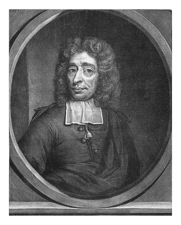 Foto de Retrato de Jacobus Streso, Frederik Boonen, después de Arnold Boonen, 1708 - 1800 Retrato de Jacobus Streso, ministro en Amsterdam, entre otros. - Imagen libre de derechos