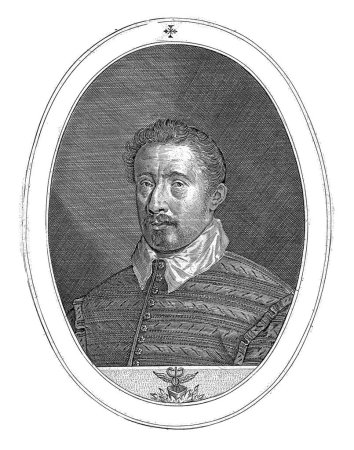 Téléchargez les photos : Portrait de Marco Bragadino, Dominicus Custos, d'après Hans von Aachen, 1591 - en image libre de droit