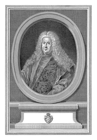 Photo for Portrait of Simone Contarini, Giuseppe Camerata (II), after Fortunatus Pasquetti, 1728 - 1803, vintage engraved. - Royalty Free Image