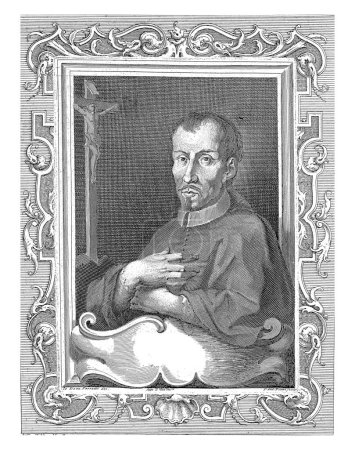 Téléchargez les photos : Portret van bisschop Gherardo Gherardi, Antonio Pazzi, d'après Giovanni Domenico Ferretti, 1750-1819 - en image libre de droit