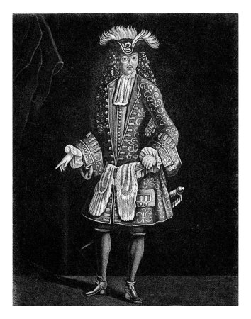 Foto de Retrato del mariscal Louis Francois, duque de Boufflers, Jacob Gole, 1670 - 1724 Retrato del mariscal Louis Francois, duque de Boufflers y comandante de las tropas francesas estacionadas en Namur. - Imagen libre de derechos
