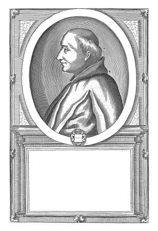 Téléchargez les photos : Portrait d'Egidio Delfini de Amelia, 40ème Ministre Général de l'Ordre Franciscain, Antonio Luciani (attribué à), 1710 - 1738 - en image libre de droit