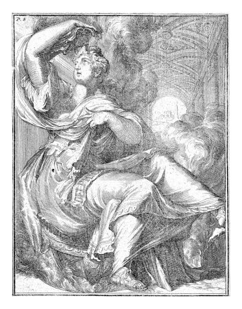 Téléchargez les photos : Sibyl de Delphes, Romeyn de Hooghe (attribué à), d'après Romeyn de Hooghe, 1688 Sibyl de Delphes - en image libre de droit