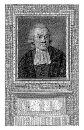 Photo for Portrait of Matthias van Geuns, Reinier Vinkeles (I), after Monogrammist H (inventor), 1786 - 1809 Portrait of Matthias van Geuns, professor of medicine at Utrecht. - Royalty Free Image