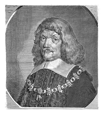 Photo for Portrait of Maximilian, Count of Trauttmansdorff, Pieter Holsteyn (II), in or after 1648 - 1670 Bust to the left of Maximilian, Count of Trauttmansdorff. - Royalty Free Image