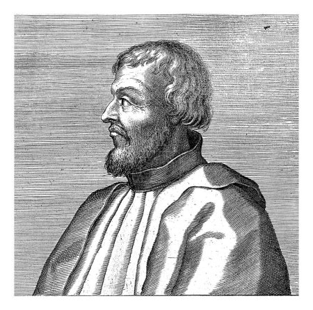 Téléchargez les photos : Portrait d'Albert Pigge, astronome et théologien néerlandais au service du pape Adrian VI. - en image libre de droit