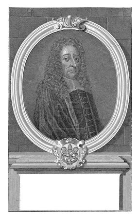 Photo for Portrait of Joachimi Justus Breithaupt, Georg Paul Busch, after Johann Anton Rudiger, 1733 - Royalty Free Image