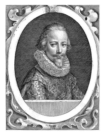 Photo for Portrait of Adolf de Wael, Crispijn van de Passe (I), 1611 - 1637 Portrait of Adolf de Wael, lord of Moersbergen. He was a member of the Knighthood of Utrecht and mayor of Utrecht. - Royalty Free Image