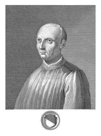 Téléchargez les photos : Portrait de Gino di Neri Capponi, Francesco Allegrini, d'après Giuseppe Piattoli, 1762 Portrait de Gino di Neri Capponi. - en image libre de droit