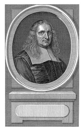Téléchargez les photos : Portrait du théologien Johannes Cocceius, Daniel Veelwaard (I), d'après Anthonie Palamedesz., 1776 - 1851 - en image libre de droit