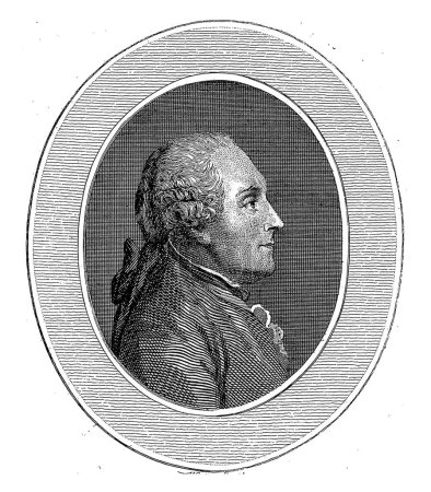 Foto de Retrato de Charles-Marie de La Condamine, Wilhelm Arndt, 1760 - 1813, grabado vintage. - Imagen libre de derechos