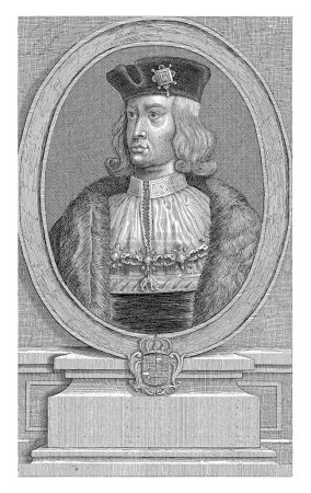 Téléchargez les photos : Portrait de Philippe le Bel, Jan Lauwryn Krafft (I), 1704 - 1765 Buste de Philippe le Bel (1478-1506), archiduc d'Autriche, duc de Bourgogne. - en image libre de droit