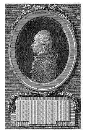 Téléchargez les photos : Portrait de Maximilian Stoll, Johann Ernst Mansfeld, 1778-1796, gravé vintage. - en image libre de droit