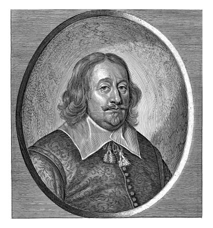 Photo for Portrait Johan van Mathenesse, Pieter de Bailliu (I), after Pieter Holsteyn (II), 1623 - 1660 - Royalty Free Image