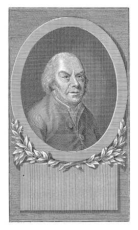 Photo for Portrait of poet Giancarlo Passeroni, Girolamo Mantelli, 1700 - 1799, vintage engraved. - Royalty Free Image