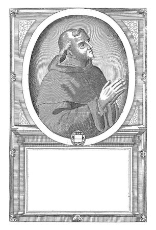 Téléchargez les photos : Portrait d'Ange Cristofori del Toscano, 34ème Ministre Général de l'Ordre Franciscain, Antonio Luciani (attribué à), 1710 - 1738 - en image libre de droit