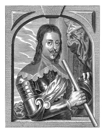 Téléchargez les photos : Portrait de Ferdinand II de Médicis, Pieter de Jode (II), 1645 Buste portrait de Ferdinand II de Médicis, grand-duc de Toscane, en armure. - en image libre de droit