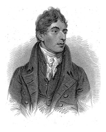 Téléchargez les photos : Portrait de l'écrivain anglais Robert Southey, Daniel Veelwaard (I), d'après Thomas Lawrence, 1828 - 1851 - en image libre de droit