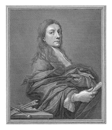 Foto de Retrato del pintor Anton Domenico Gabbiani, Carlo Faucci, después de Giovanni Battista Cipriani, después de Anton Domenico Gabbiani, 1739 - 1784. - Imagen libre de derechos