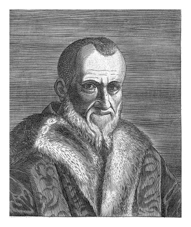 Foto de Retrato de Pietro Vettori, Philips Galle, después de Cornelis Cort, 1587 - 1606 Retrato de Pietro Vettori, un erudito italiano en la corte de los Medici. - Imagen libre de derechos