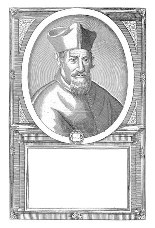 Téléchargez les photos : Portrait de Jaime Antonio Ferduzzi, 47e ministre général de l'Ordre franciscain, Antonio Luciani (attribué à), 1710-1738 - en image libre de droit