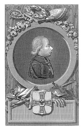 Foto de Retrato de Maximiliano Francisco de Austria, Quirin Mark, después de Johann de Giorgi, 1780 - Imagen libre de derechos
