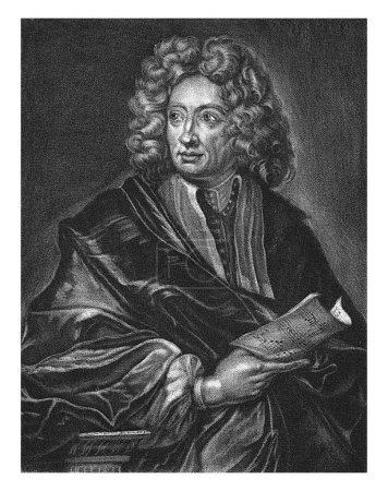 Téléchargez les photos : Portrait d'Arcangelo Corelli, Jan de Groot, 1698 - 1776 Le compositeur italien Arcangelo Corelli, avec partition à la main. - en image libre de droit