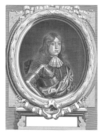 Foto de Retrato de Fernando de Médici, Adriaén Haelwegh, después de 1663 c. 1696 Retrato a la derecha de Fernando de Médici, hijo de Cosme III de Médici y Margarita Luisa de Orleans. - Imagen libre de derechos