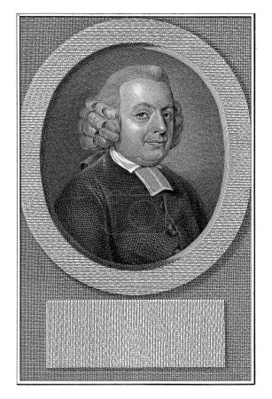 Foto de Retrato de August Sterk, Reinier Vinkeles (I), 1794 Retrato de August Sterk, ministro luterano en Amsterdam. - Imagen libre de derechos