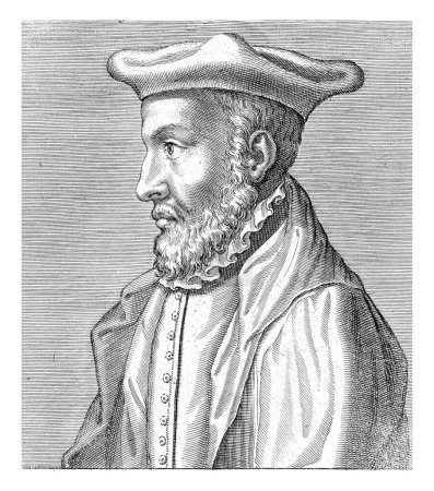 Foto de Retrato de Francois Baudoin, Philips Galle (atribuido al taller de), 1604 Retrato de Francois Baudoin, jurista y teólogo francés. - Imagen libre de derechos