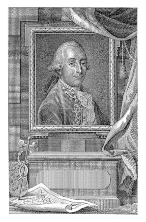 Photo for Portrait of Pieter Johan van Berckel, Reinier Vinkeles (I), 1786 - 1809 Portrait of Pieter Johan van Berckel, ambassador to North America. - Royalty Free Image